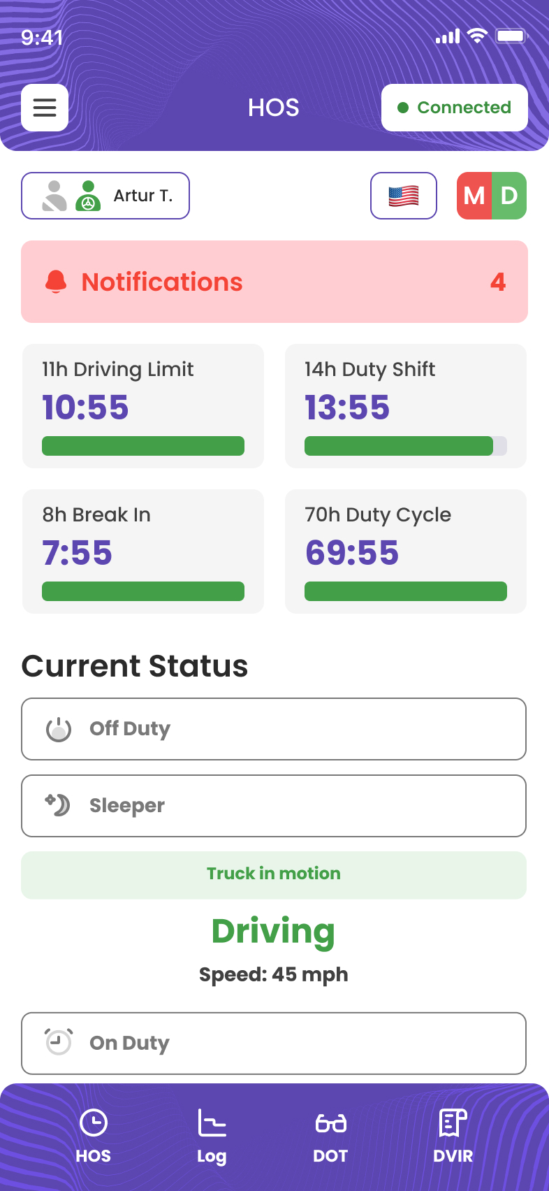 ELD PRO Solution (iOS)
