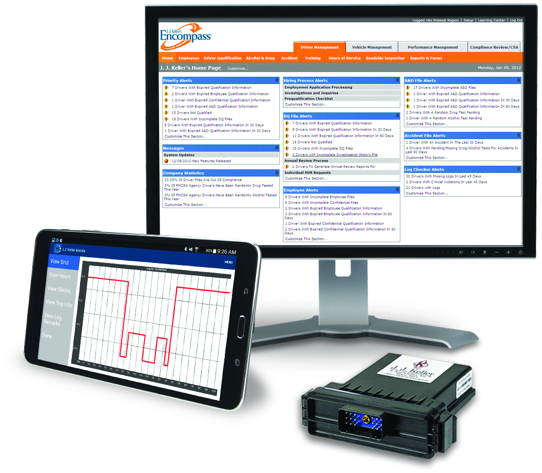 J. J. Keller ELD - Android BYOD 2.0 and Compliance Tablet
