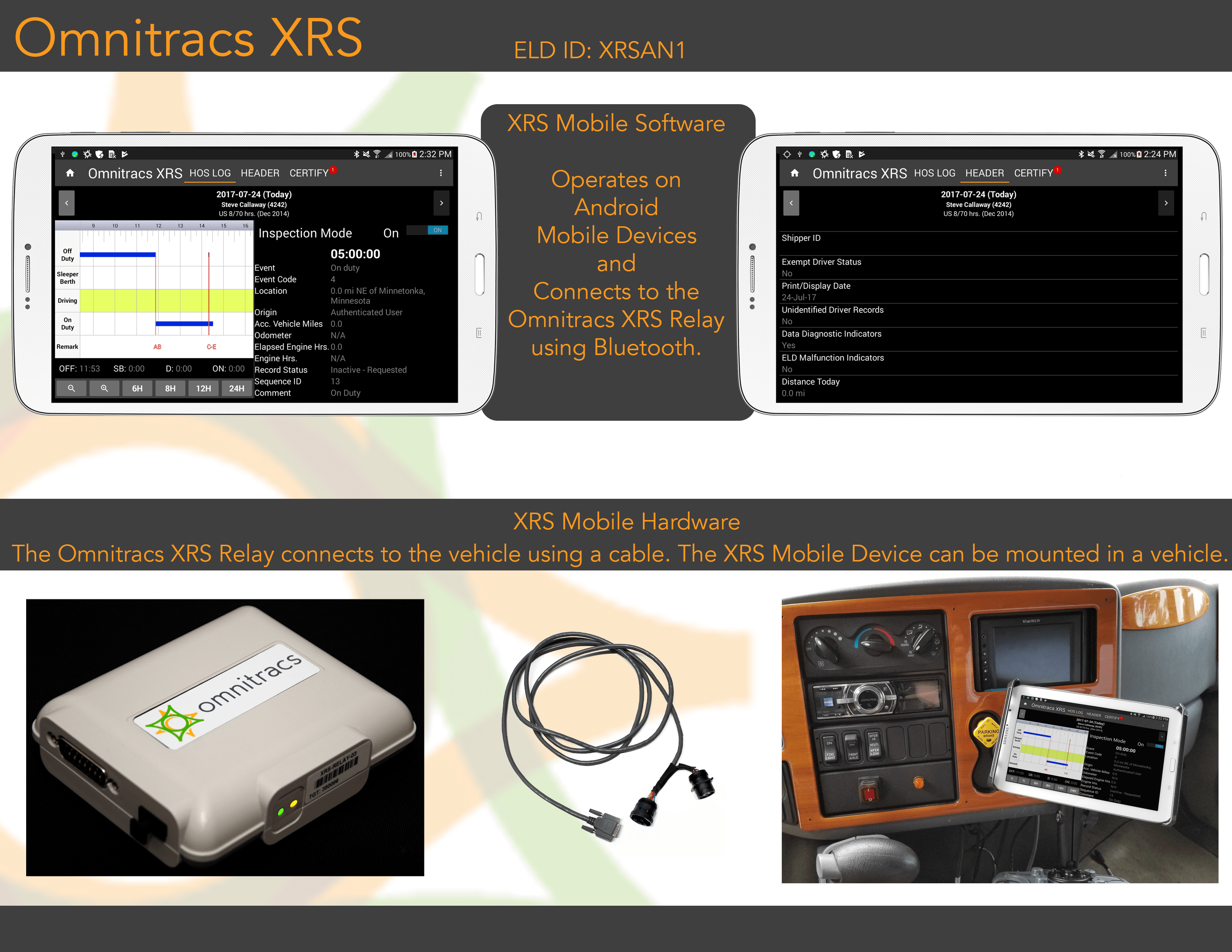 Omnitracs XRS ELD SYSTEM
