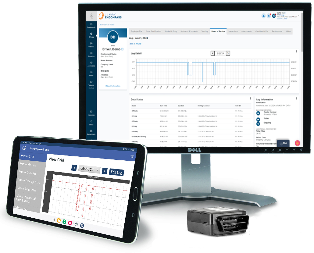 J. J. Keller ELD - Android BYOD and Compliance Tablet Gen 3.0