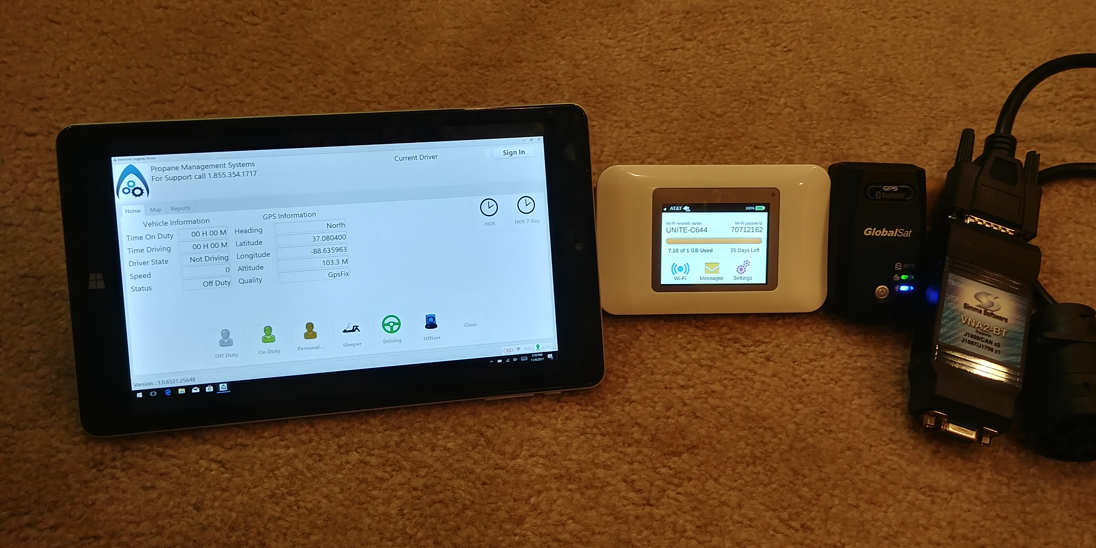 PMS Electronic Logging Device